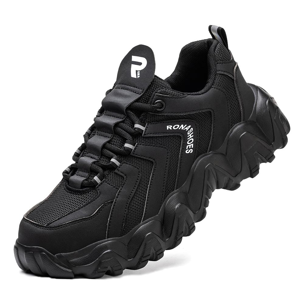 Zapatos De Seguridad RONA - Punta De Acero, Antideslizantes Y Transpirables Para Hombre Y Mujer | Calzado De Trabajo Ligero